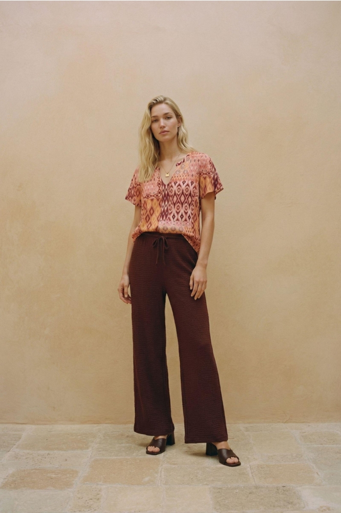 Vero Moda oranje dames t-shirt | Model