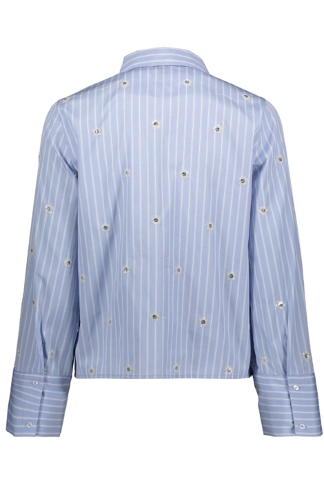 Vero Moda blauwe dames blouse | Achteraanzicht