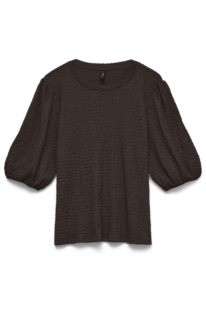 Vero Moda bruine dames t-shirt | Vooraanzicht