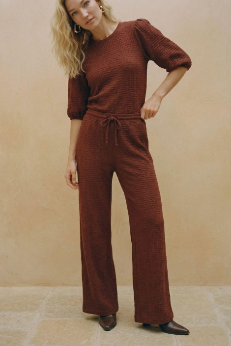 Vero Moda bordeaux dames t-shirt | Model