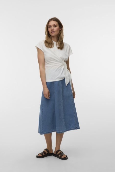 Vero Moda witte dames t-shirt | Model