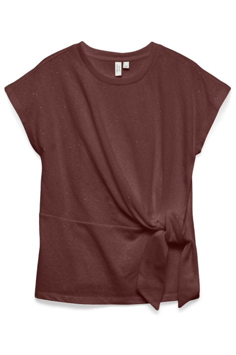 Vero Moda bordeaux dames t-shirt | Vooraanzicht