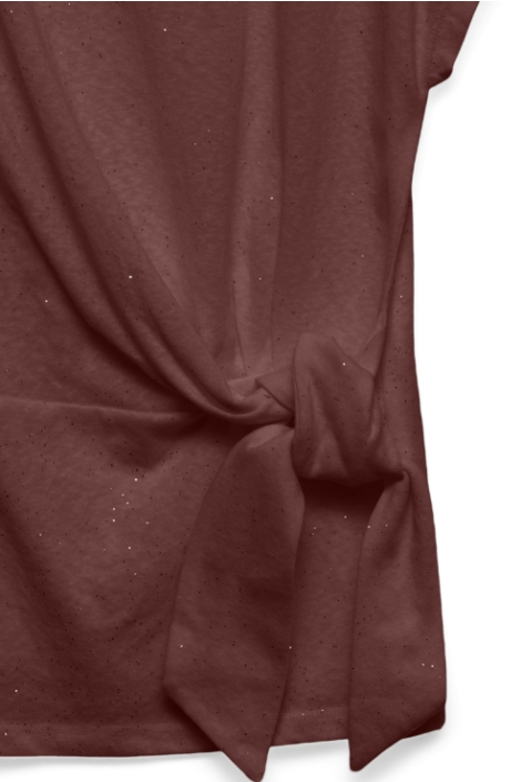 Vero Moda bordeaux dames top | Close up