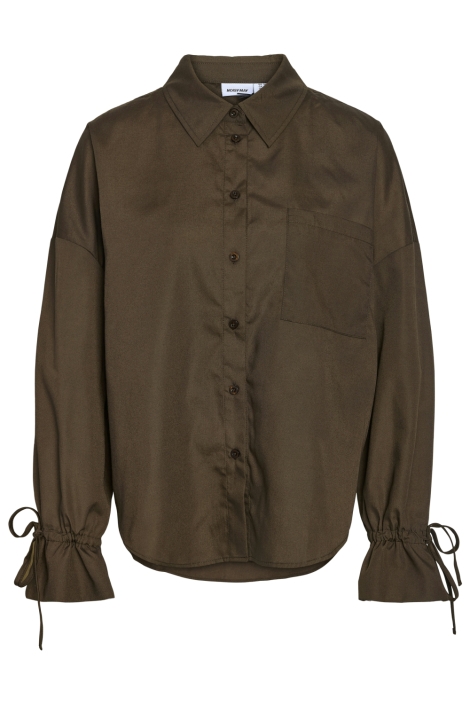 Noisy may bruine dames blouse | Vooraanzicht