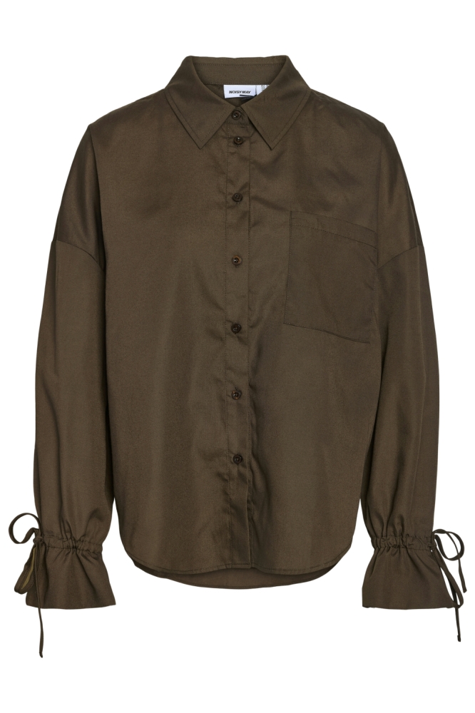 Noisy may bruine dames blouse | Vooraanzicht