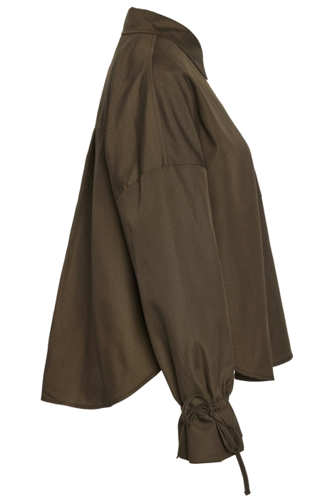 Noisy may bruine dames blouse | Zijaanzicht