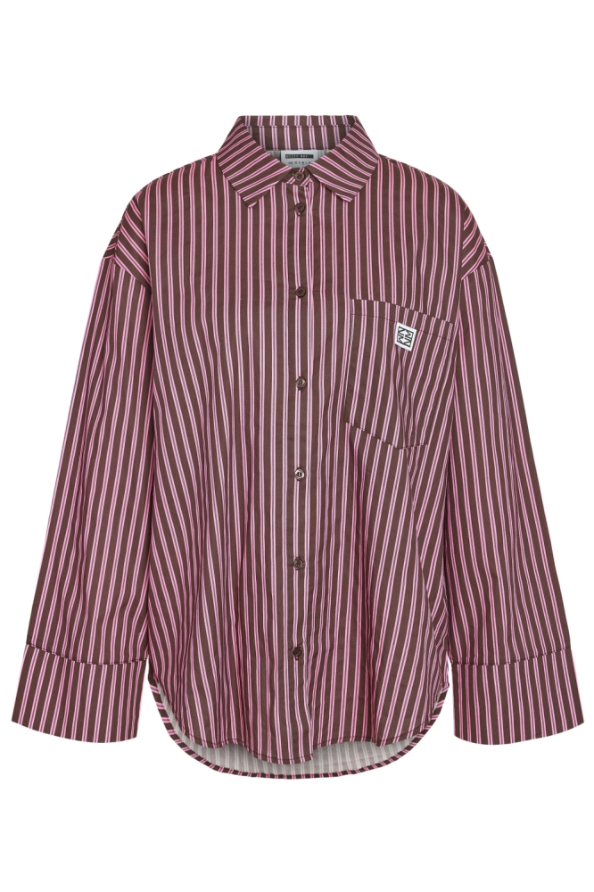 Noisy may bordeaux dames blouse | Vooraanzicht