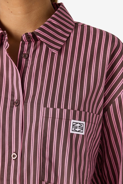 Noisy may bordeaux dames blouse | Close up