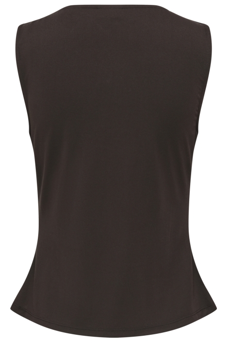 Jacqueline de Yong bruine dames top | Achteraanzicht