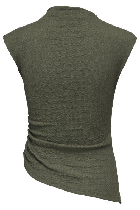 Jacqueline de Yong groene dames top | Achteraanzicht