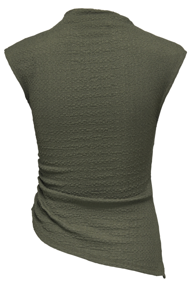 Jacqueline de Yong groene dames top | Achteraanzicht