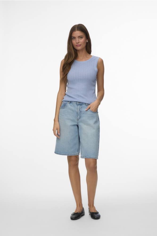 Vero Moda blauwe dames top | Model