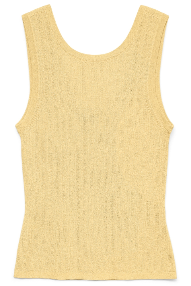 Vero Moda gele dames top | Achteraanzicht