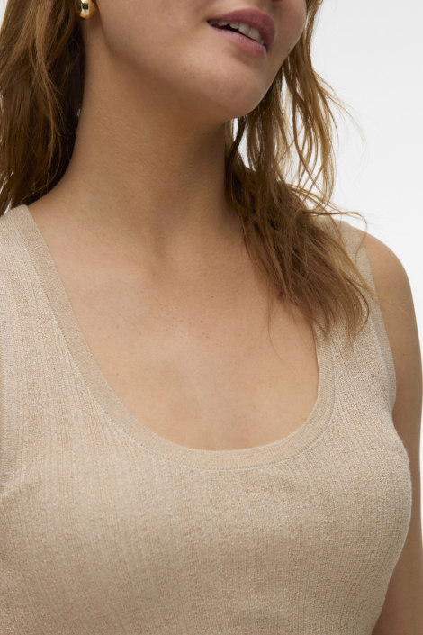 Vero Moda zand dames top | Close up