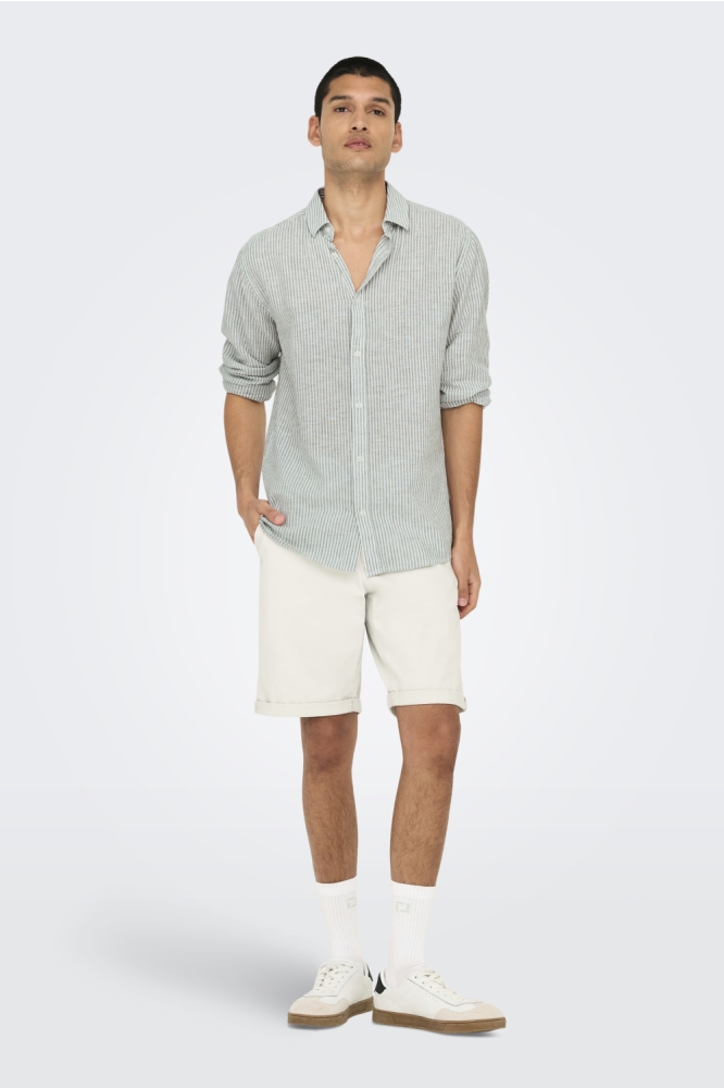 Only & Sons groene heren overhemd | Model