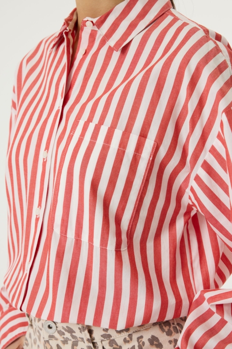 Garcia witte dames blouse | Close up