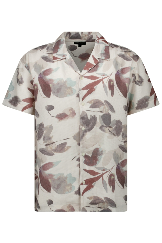 Cars witte heren overhemd | Vooraanzicht