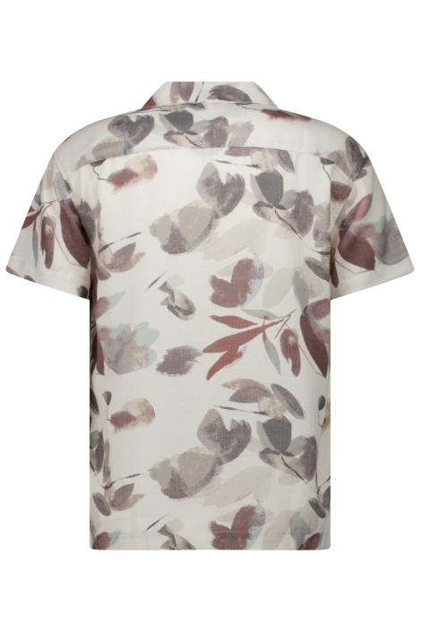 Cars witte heren overhemd | Achteraanzicht