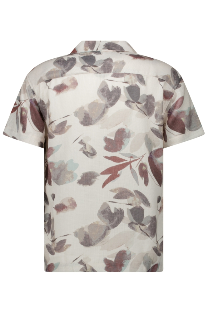 Cars witte heren overhemd | Achteraanzicht