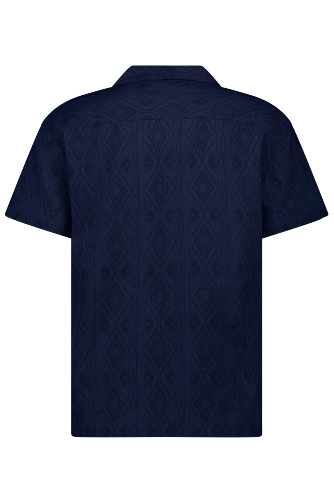 Cars blauwe heren overhemd | Achteraanzicht