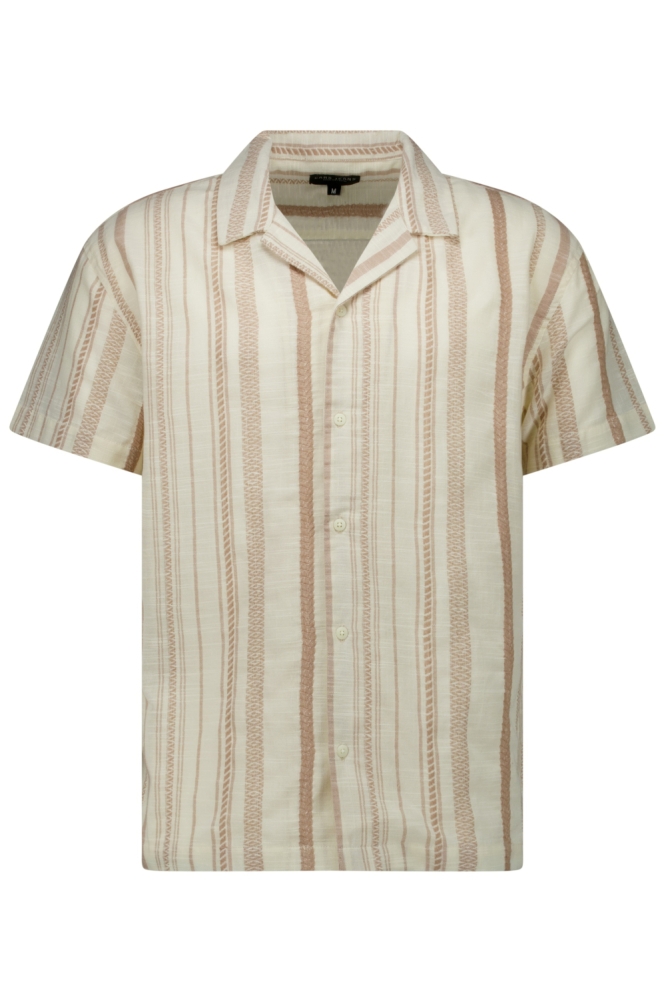 Cars zand heren overhemd | Vooraanzicht