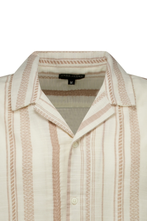 Cars zand heren overhemd | Close up