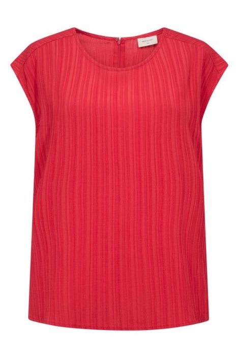 Freequent rode dames t-shirt | Vooraanzicht