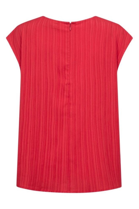 Freequent rode dames t-shirt | Achteraanzicht