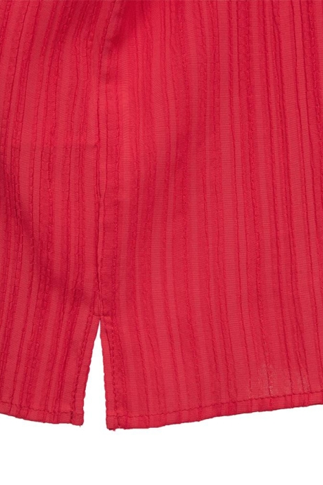 Freequent rode dames t-shirt | Close up