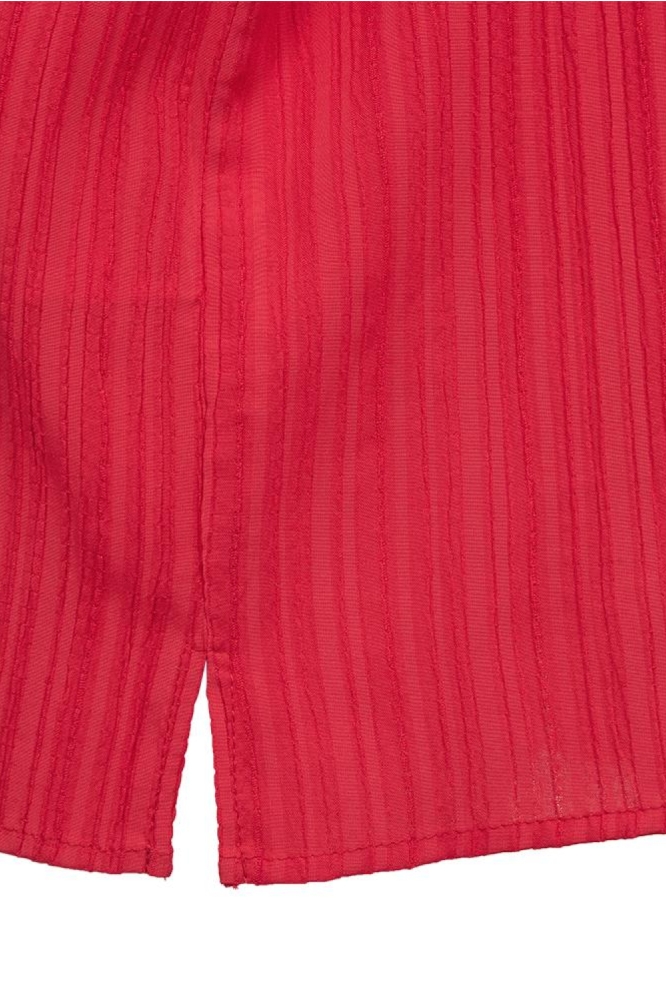 Freequent rode dames t-shirt | Close up