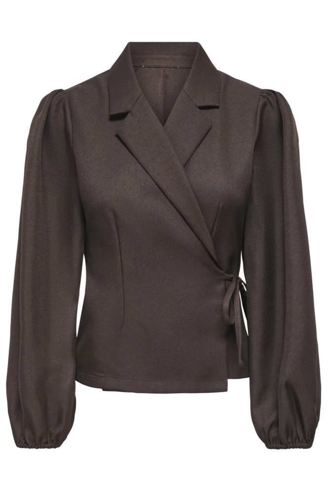 Jacqueline de Yong bruine dames blazer | Vooraanzicht