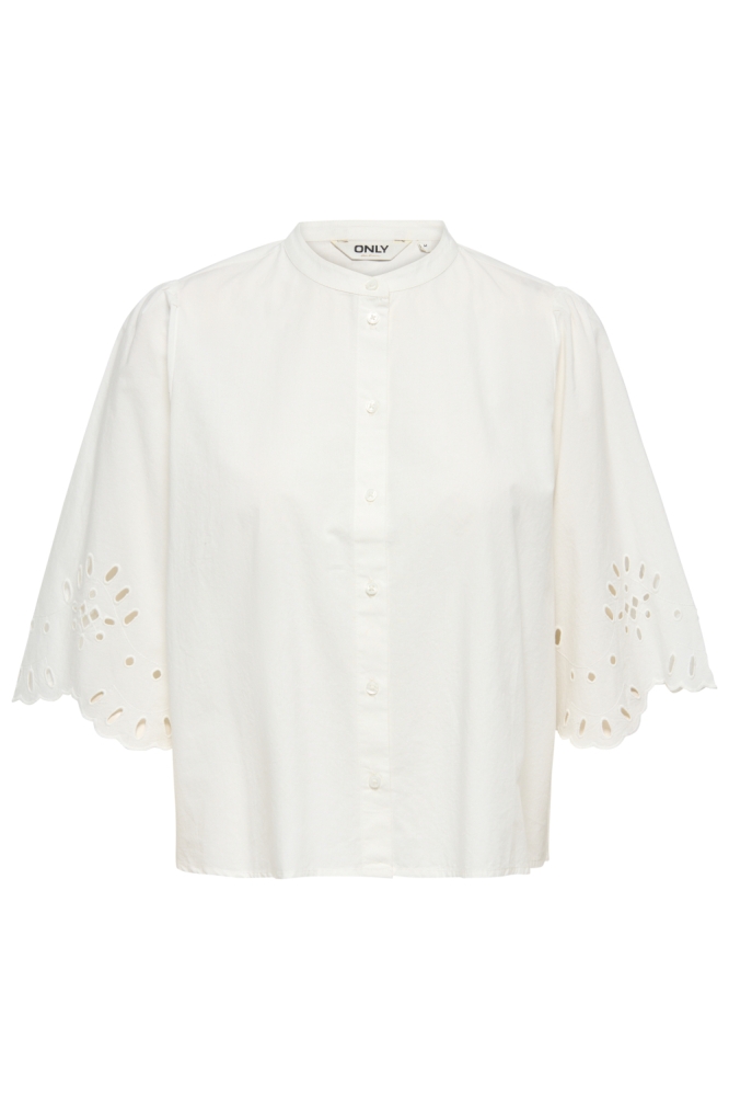 Only witte dames blouse | Vooraanzicht