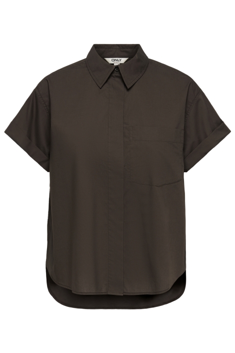Only bruine dames blouse | Vooraanzicht