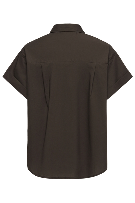 Only bruine dames blouse | Achteraanzicht