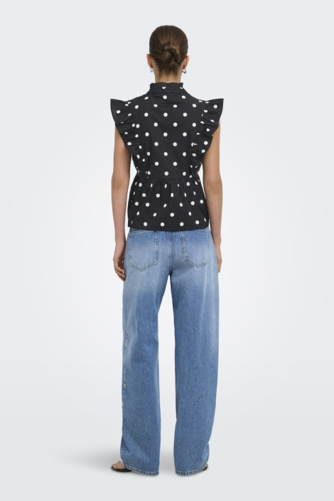 Only zwarte dames blouse | Model