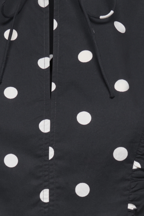 Only zwarte dames blouse | Close up