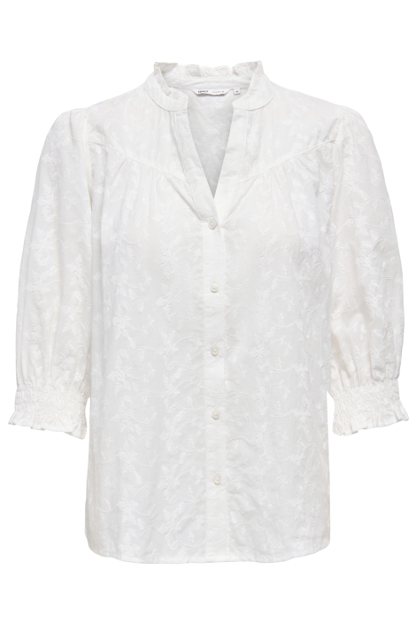 Only witte dames blouse | Vooraanzicht
