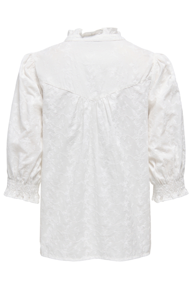 Only witte dames blouse | Achteraanzicht