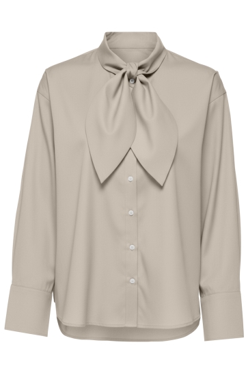 Only Blouse ONLDISAKO L/S BOW DETAIL SHIRT WVN 15386059 PEYOTE