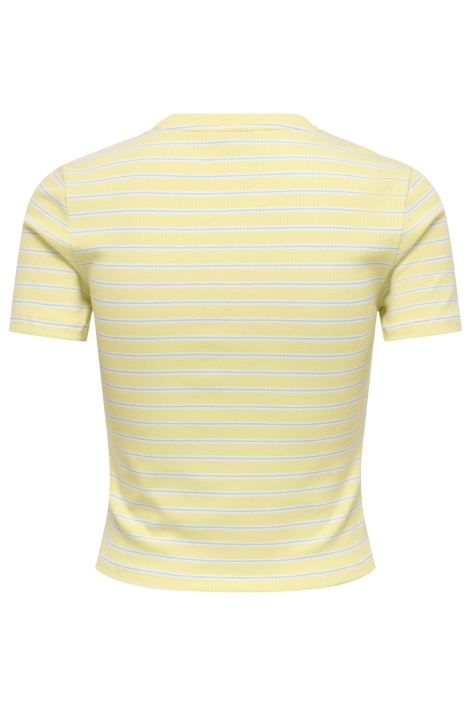 Only gele dames t-shirt | Achteraanzicht
