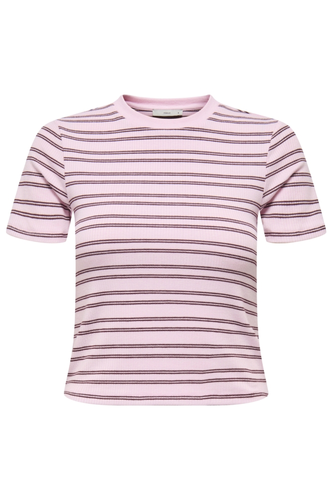 Only roze dames t-shirt | Vooraanzicht