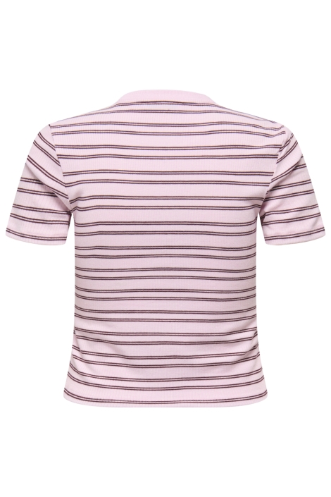 Only roze dames t-shirt | Achteraanzicht