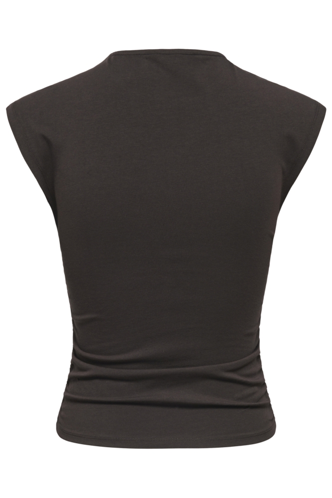 Only bruine dames top | Achteraanzicht