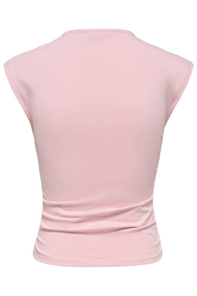 Only roze dames top | Achteraanzicht