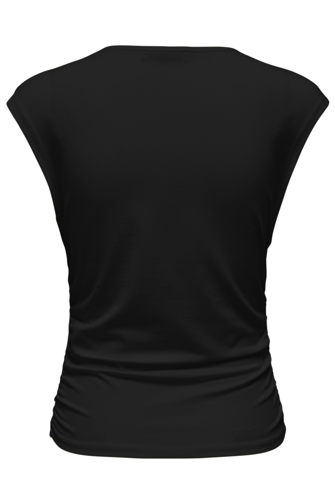 Only zwarte dames top | Achteraanzicht