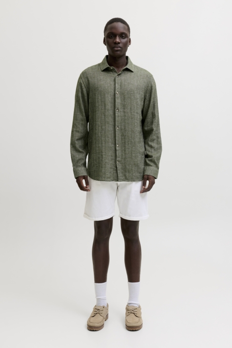 Jack & Jones groene heren overhemd | Model