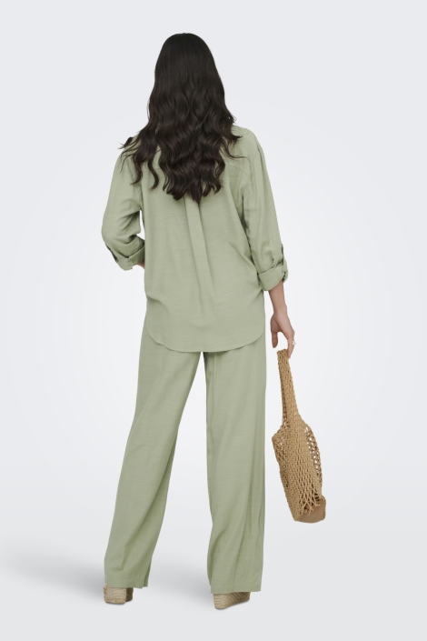 Jacqueline de Yong groene dames blouse | Model