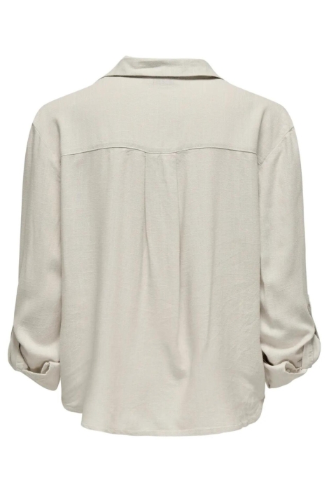 Jacqueline de Yong ecru dames blouse | Achteraanzicht