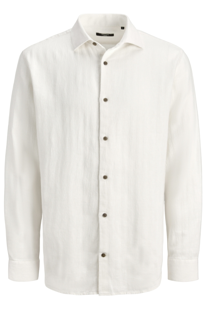 Jack & Jones witte heren overhemd | Vooraanzicht