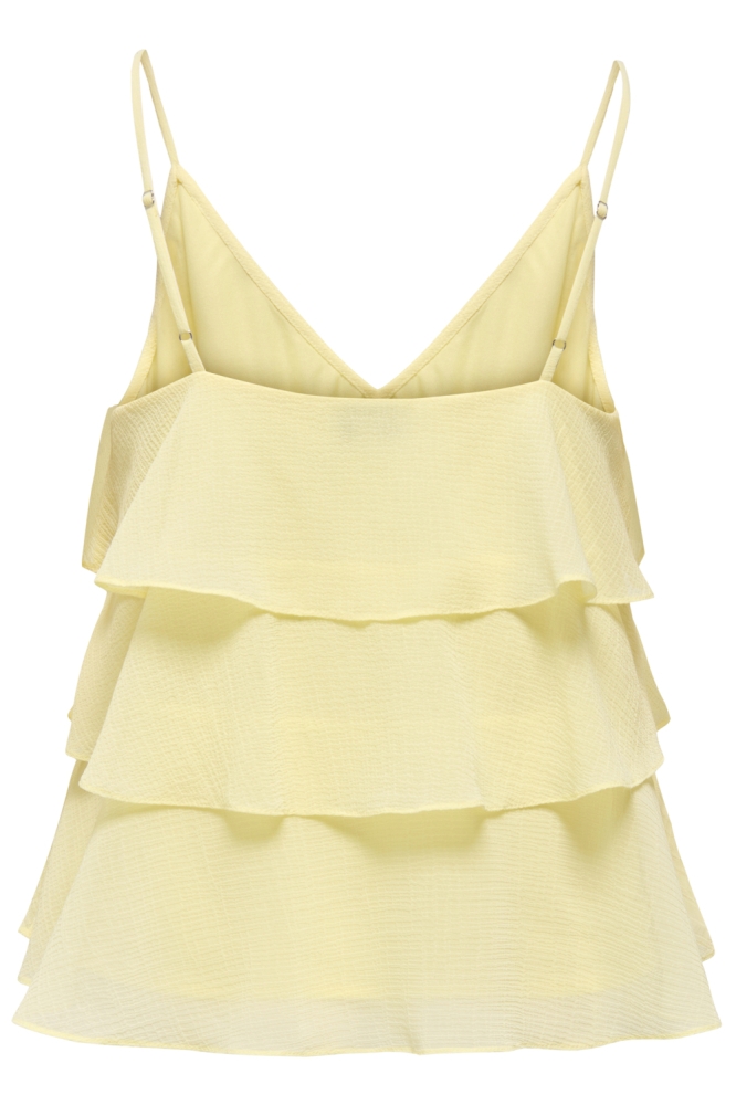 Only gele dames top | Achteraanzicht